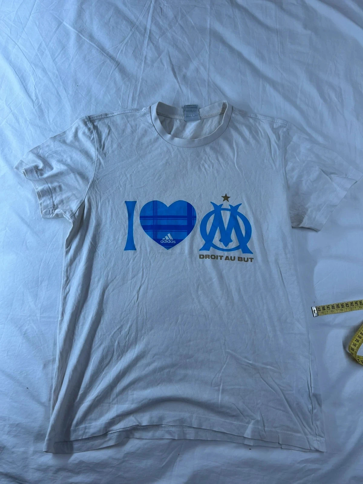 T-shirt adidas blanc X OM Olympique de Marseille
